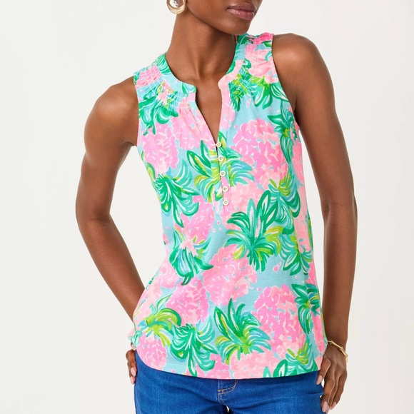 Lilly Pulitzer Tops - Lilly Pulitzer Essie Tank Top